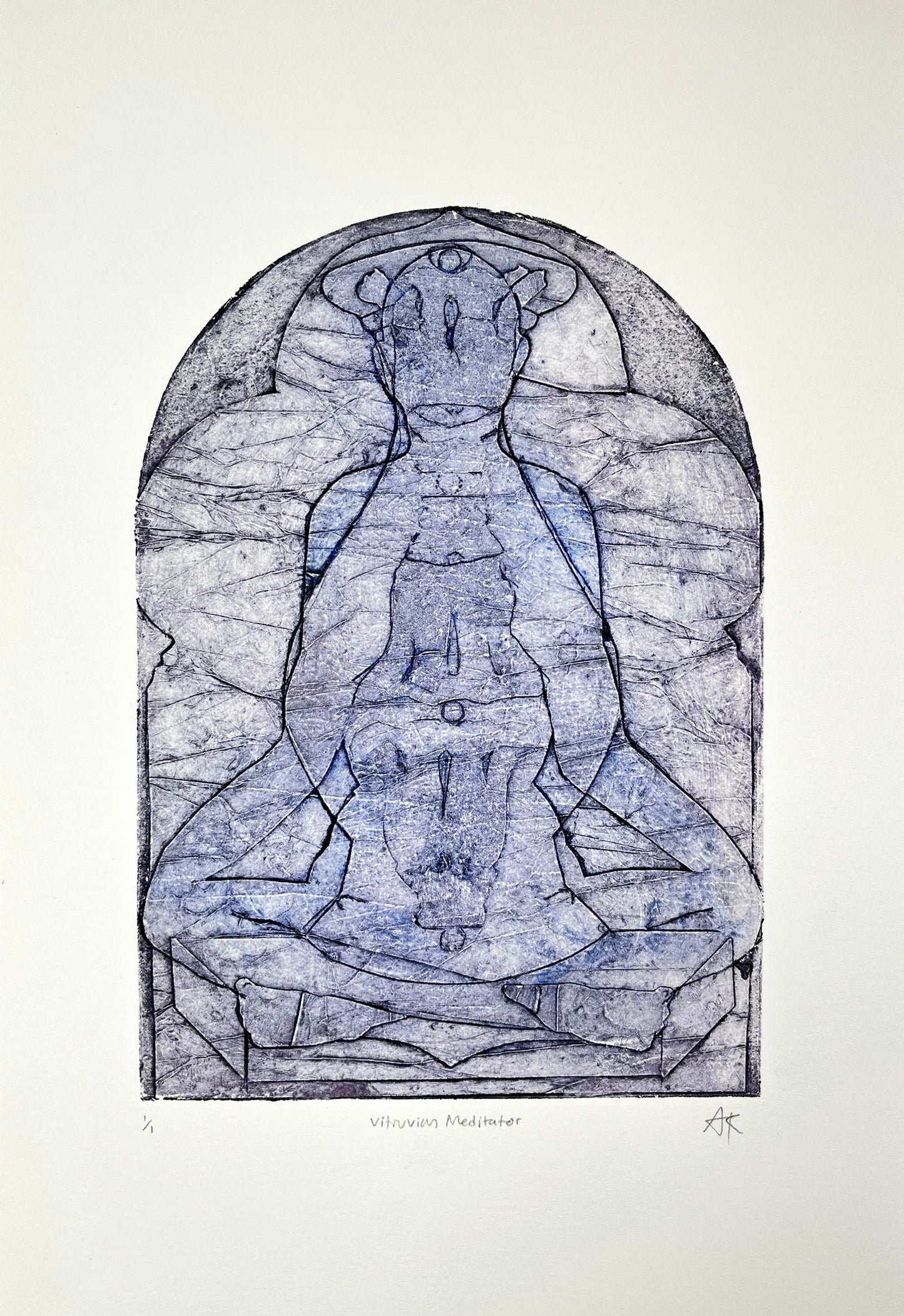 Vitruvian Meditator Print