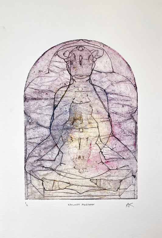Vitruvian Meditator Print